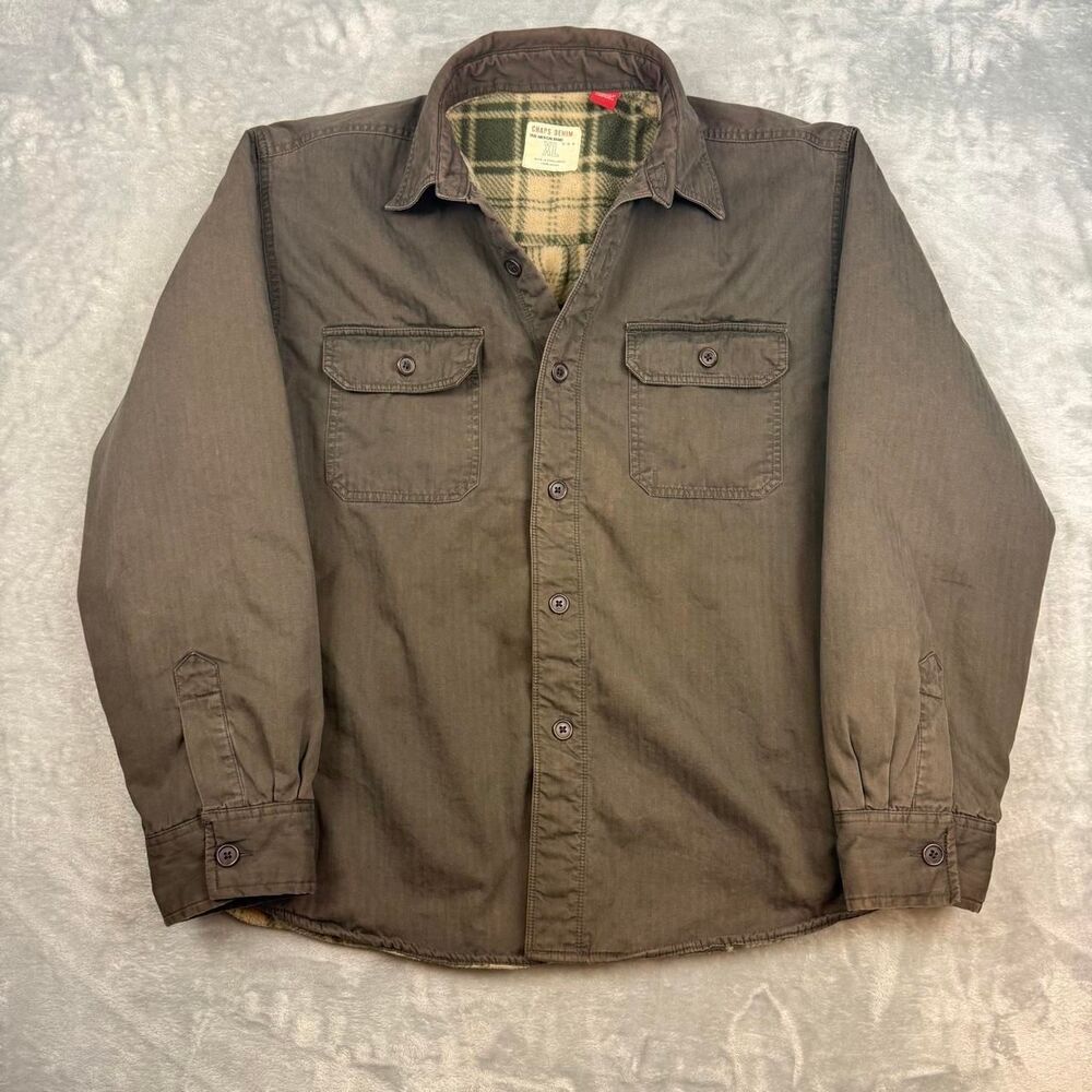 Chaps Men's Brown and Green Jacket